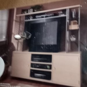 Corner or flat wall entertainment center, still me